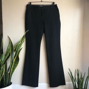 Express Columnist Boot Mid-Rise Stretch Black Pant